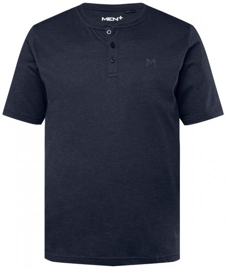 Men+ 365 Henley marškinėliai Tamsiai mėlyna - Marškinėliai - Marškinėliai - 2XL-14XL