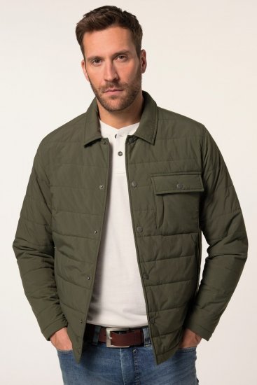 JP1880 Jacket Extra Light Dark Olive - Didelės vyriškos striukės - Didelės vyriškos striukės