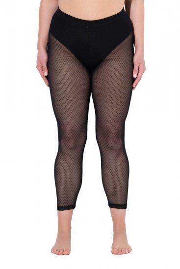 Ulla Popken 836800 Pėdkelnių tamprės Juoda - Pėdkelnės & kojinės - 