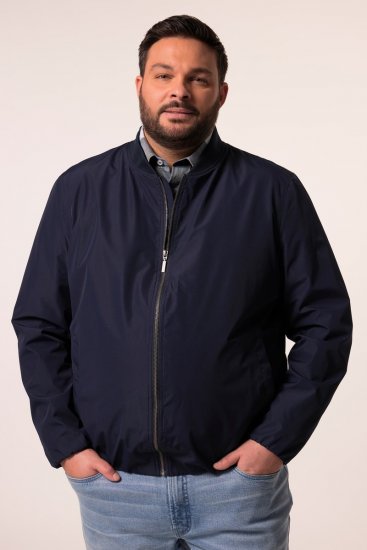 Men+ 823 Itin lengva bomber striukė bellyfit Tamsiai mėlyna - Didelės vyriškos striukės - Didelės vyriškos striukės