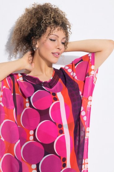 Ulla Popken 836864 Suknelė Rožinė - Kaftanai - 