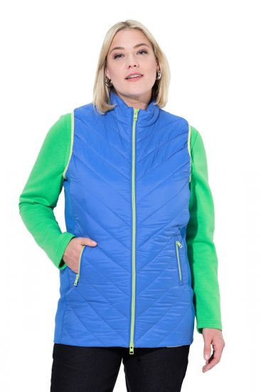 Ulla Popken 837409 Dygsniuota HYPRAR liemenė Mėlyna - Liemenės - 