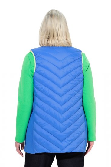 Ulla Popken 837409 Dygsniuota HYPRAR liemenė Mėlyna - Liemenės - 