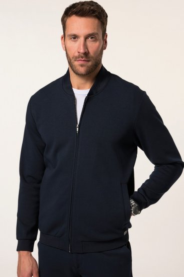 JP1880 Jersey Blouson New York Navy - Didelės vyriškos striukės - Didelės vyriškos striukės