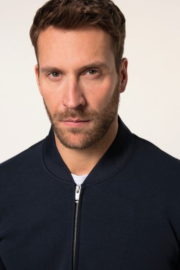 JP1880 Jersey Blouson New York Navy - Didelės vyriškos striukės - Didelės vyriškos striukės