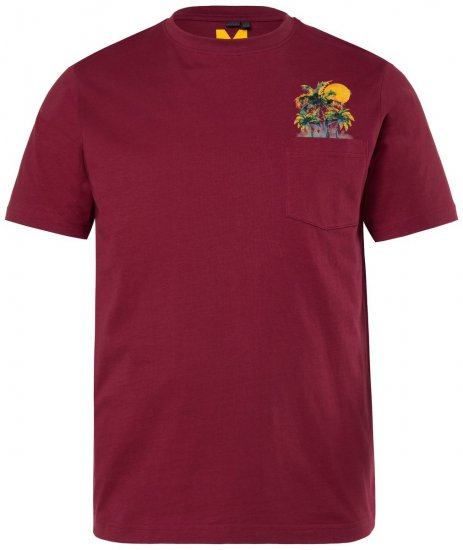 Men+ 219 Marškinėliai Palmės Varinė ruda - Marškinėliai - Marškinėliai - 2XL-14XL