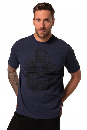 JP1880 O’zapft is! Design Vintage Look T-Shirt Navy Blue - Marškinėliai - Marškinėliai - 2XL-14XL