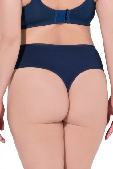Ulla Popken 838637 Stringai 3 vnt. Tamsiai mėlyna - Kelnaitės - 