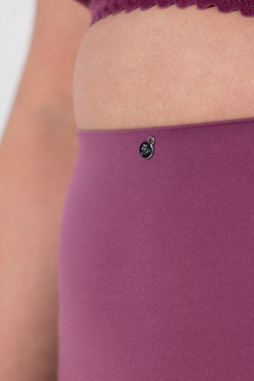 Ulla Popken 838675 Kelnaitės aukštu juosmeniu Tamsiai violetinė - Kelnaitės - 