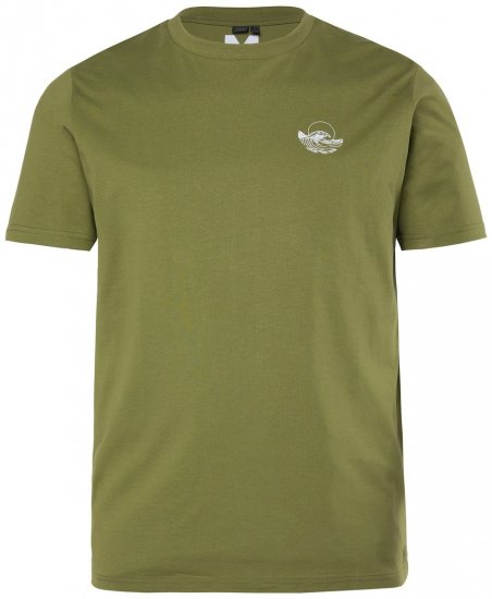 Men+ 682 Marškinėliai Banga Chaki žalia - Marškinėliai - Marškinėliai - 2XL-14XL