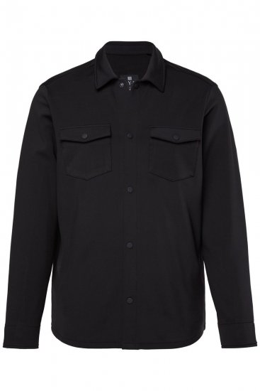 JAY-PI FLEXNAMIC® Sweat-Overshirt Black - Didelės vyriškos striukės - Didelės vyriškos striukės