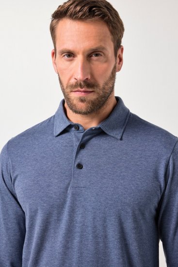JAY-PI Quickdry Polo Long Sleeve Blue - Polo marškinėliai - Polo marškinėliai - 2XL-8XL