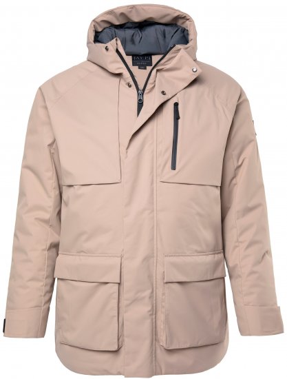 Jay-Pi Jacket Technical Waterproof Windproof Dusty Pink - Didelės vyriškos striukės - Didelės vyriškos striukės