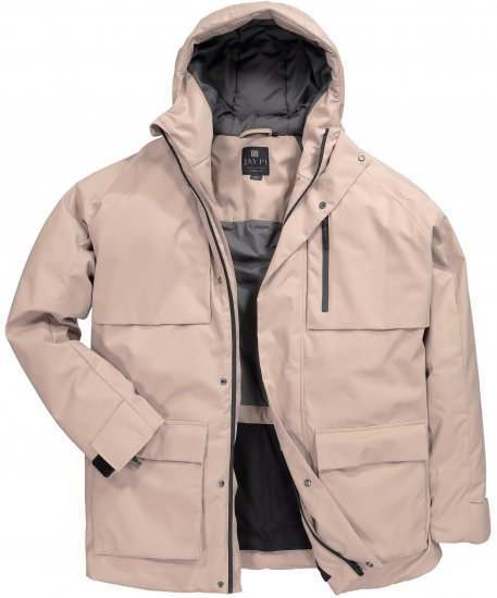 Jay-Pi Jacket Technical Waterproof Windproof Dusty Pink - Didelės vyriškos striukės - Didelės vyriškos striukės