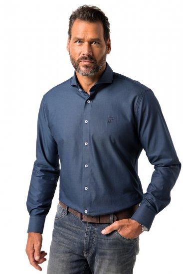 JP1880 Business Shirt Long Sleeve Blue - Marškiniai - Marškiniai - 2XL-8XL