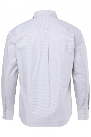 JP1880 Business Shirt Long Sleeve Two-Tone Grey - Marškiniai - Marškiniai - 2XL-8XL