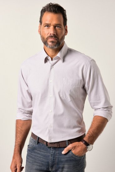 JP1880 Business Shirt Long Sleeve Pink - Marškiniai - Marškiniai - 2XL-8XL