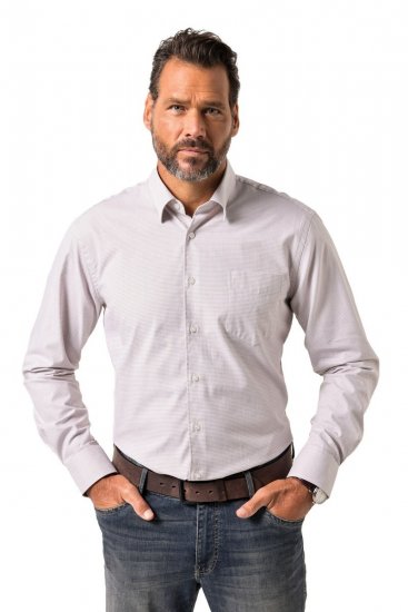JP1880 Business Shirt Long Sleeve Pink - Marškiniai - Marškiniai - 2XL-8XL