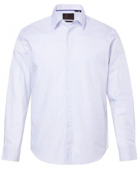 JP1880 Business Shirt Long Sleeve Striped Snow White - Marškiniai - Marškiniai - 2XL-8XL