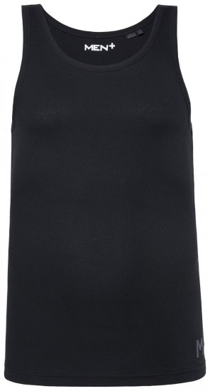 Men+ 620 Rumbuoti marškinėliai be rankovių Juoda - Marškinėliai - Marškinėliai - 2XL-14XL