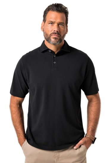 JP1880 Polo Shirt Pique Vintage Black - Polo marškinėliai - Polo marškinėliai - 2XL-8XL