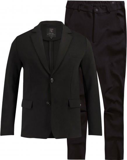 JP1880 Manhattan Flexnamic Business Jersey Suit Black - Kostiumai ir švarkai - Didelio dydžio kostiumai ir švarkai