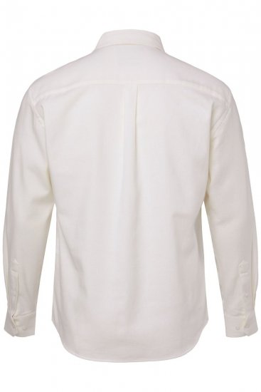JP1880 Checked Flannel Shirt Long Sleeve Creamy White - Marškiniai - Marškiniai - 2XL-8XL