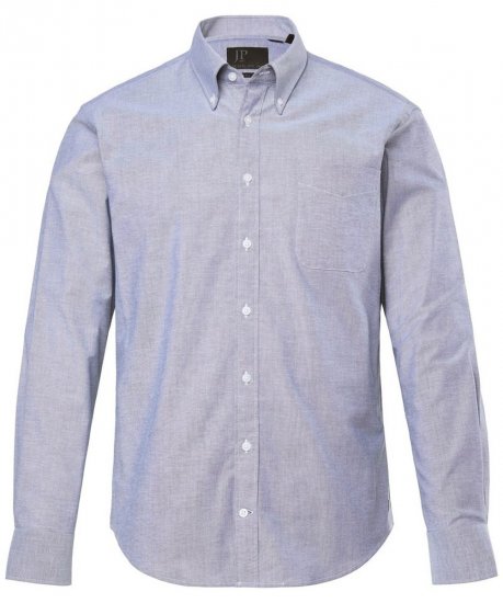 JP1880 Oxford Shirt Long Sleeve Denim Blue - Marškiniai - Marškiniai - 2XL-8XL