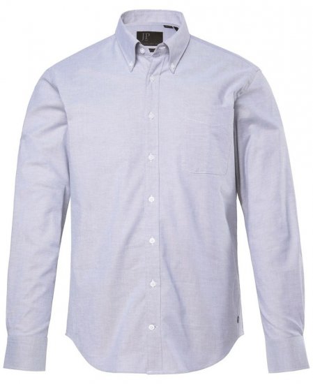 JP1880 Oxford Shirt Flexnamic Long Sleeve Grey - Marškiniai - Marškiniai - 2XL-8XL