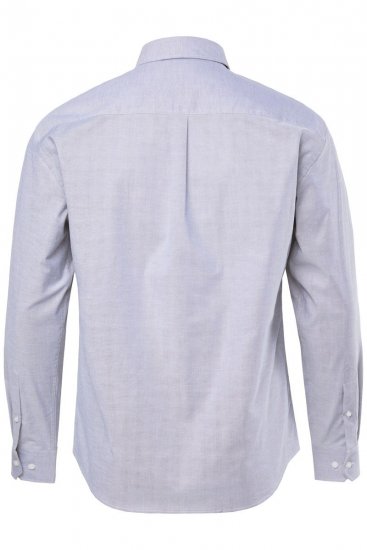 JP1880 Oxford Shirt Flexnamic Long Sleeve Grey - Marškiniai - Marškiniai - 2XL-8XL