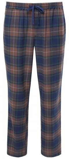 JP1880 Pyjama Trousers Flannel Check Brown - Apatinis trikotažas ir plaukimo apranga - Apatinis trikotažas - 2XL-8XL