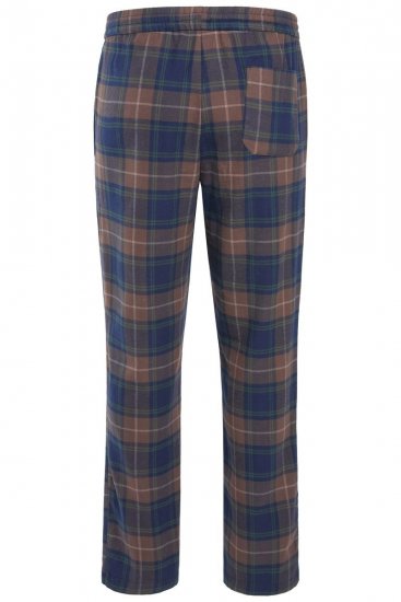 JP1880 Pyjama Trousers Flannel Check Brown - Apatinis trikotažas ir plaukimo apranga - Apatinis trikotažas - 2XL-8XL