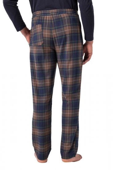 JP1880 Pyjama Trousers Flannel Check Brown - Apatinis trikotažas ir plaukimo apranga - Apatinis trikotažas - 2XL-8XL
