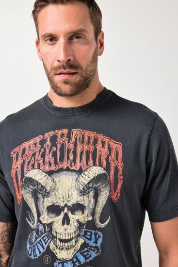 JP1880 T-Shirt Driven By The Devil Black - Marškinėliai - Marškinėliai - 2XL-14XL