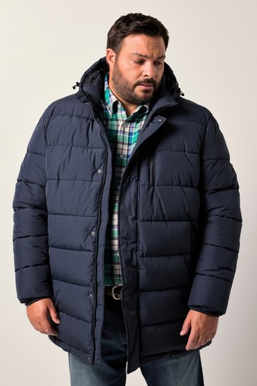 Men+ 426 Parka su gobtuvu Tamsiai mėlyna - Didelės vyriškos striukės - Didelės vyriškos striukės