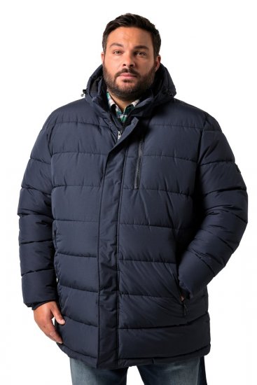 Men+ 426 Parka su gobtuvu Tamsiai mėlyna - Didelės vyriškos striukės - Didelės vyriškos striukės