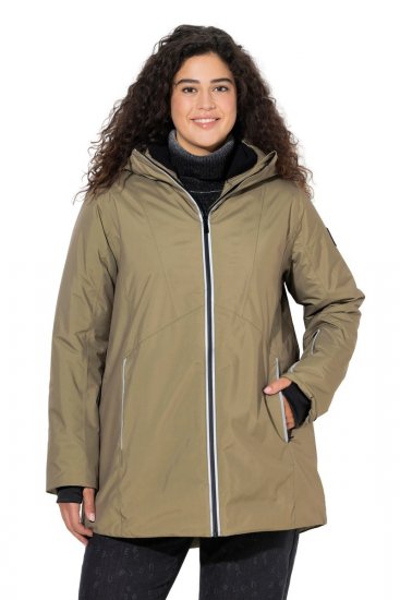Ulla Popken 844034 Funkcinė striukė Chaki - Striukės - Didelių dydžių striukės moterims