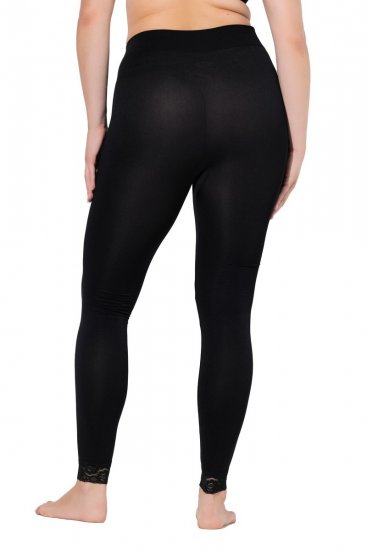 Ulla Popken 844563 Pėdkelnių tamprės Juoda - Pėdkelnės & kojinės - 