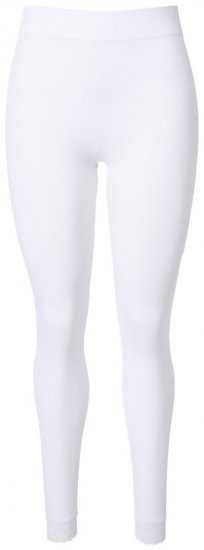 Ulla Popken 844563 Pėdkelnių tamprės su nėriniais Balta - Pėdkelnės & kojinės - 