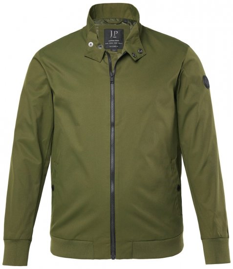 JP1880 844652 Bomber striukė su spaudėmis Chaki - Didelės vyriškos striukės - Didelės vyriškos striukės