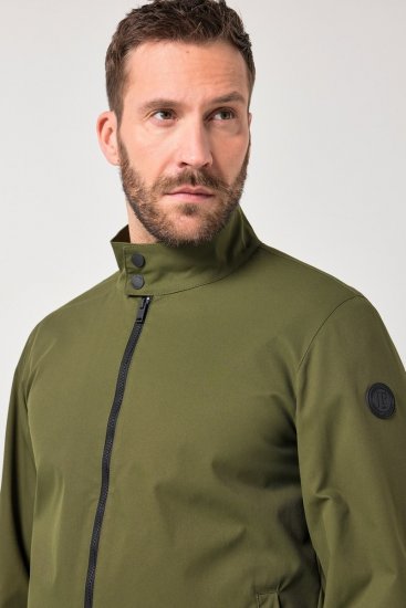 JP1880 844652 Bomber striukė su spaudėmis Chaki - Didelės vyriškos striukės - Didelės vyriškos striukės