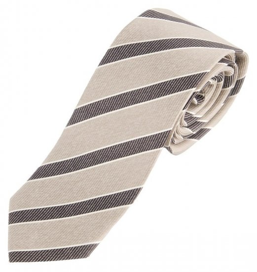 JP1880 Silk Tie Extra Long with Stripes - Kaklaraiščiai ir peteliškės - 