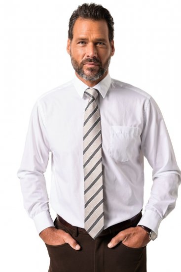 JP1880 Silk Tie Extra Long with Stripes - Kaklaraiščiai ir peteliškės - 
