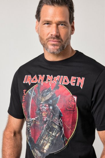 JP1880 845106 Iron Maiden Senjutsu Marškinėliai Juoda - Grupės marškinėliai - Grupių marškinėliai