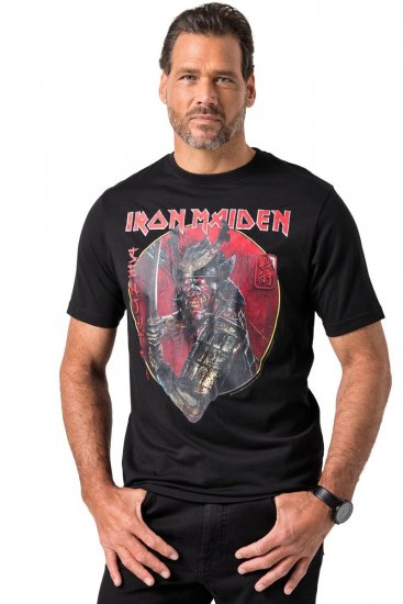 JP1880 845106 Iron Maiden Senjutsu Marškinėliai Juoda - Grupės marškinėliai - Grupių marškinėliai