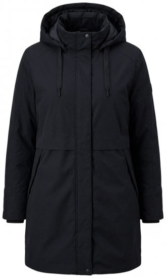 Ulla Popken 845111 Parka Juoda - Paltai - Didelių dydžių paltai moterims