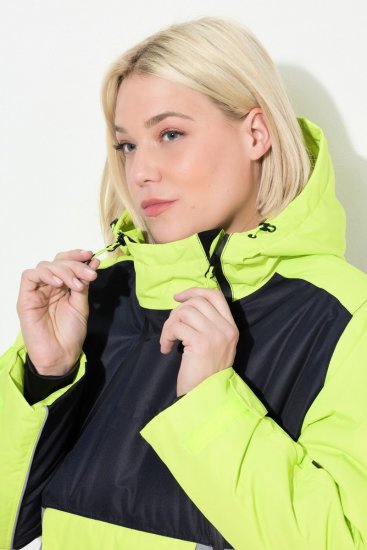 Ulla Popken 845115 Funkcinis paltas Pilka - Paltai - Didelių dydžių paltai moterims