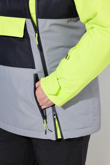 Ulla Popken 845115 Funkcinis paltas Pilka - Paltai - Didelių dydžių paltai moterims