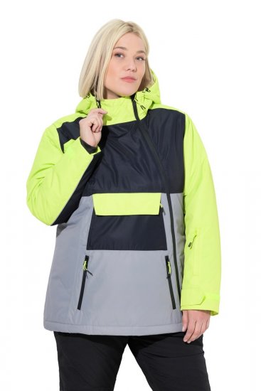 Ulla Popken 845115 Funkcinis paltas Pilka - Paltai - Didelių dydžių paltai moterims