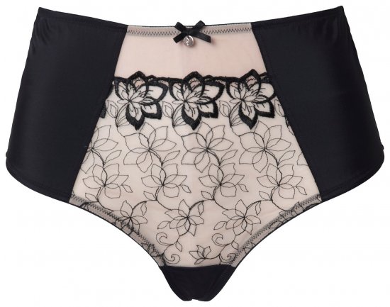 Ulla Popken 845347 Stringai su gėlių raštu Senoji rožinė - Kelnaitės - 